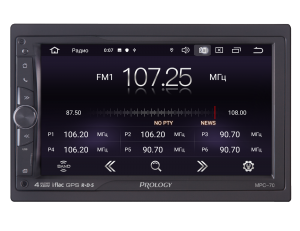 Изображение продукта PROLOGY MPC-70 мультимедийный навигационный центр на ANDROID 9 - 8